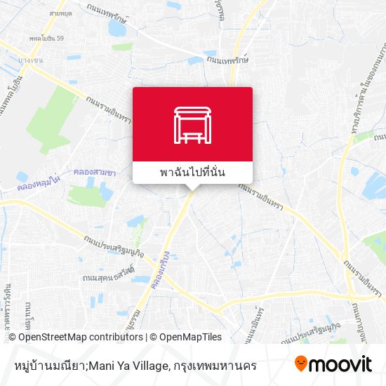 หมู่บ้านมณียา;Mani Ya Village แผนที่