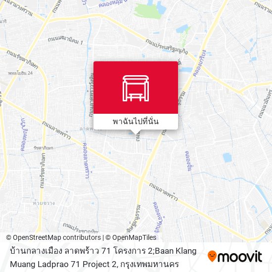 บ้านกลางเมือง ลาดพร้าว 71 โครงการ 2;Baan Klang Muang Ladprao 71 Project 2 แผนที่