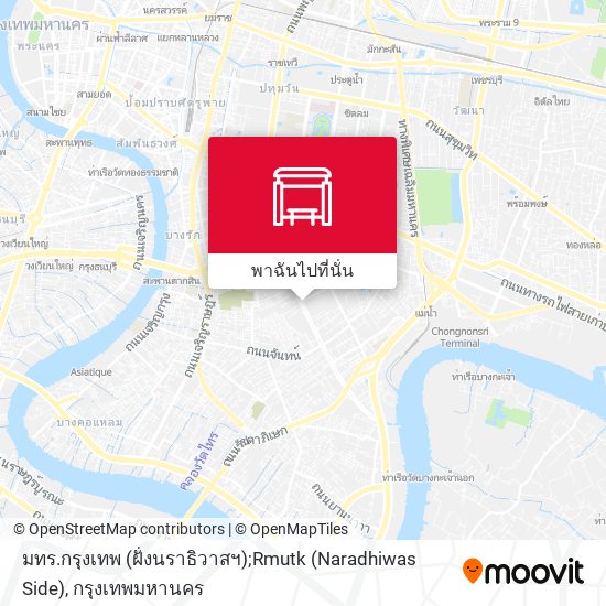 มทร.กรุงเทพ (ฝั่งนราธิวาสฯ);Rmutk (Naradhiwas Side) แผนที่