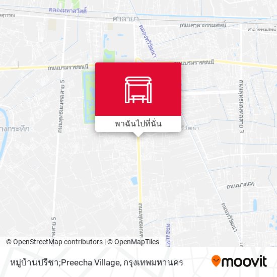 หมู่บ้านปรีชา;Preecha Village แผนที่