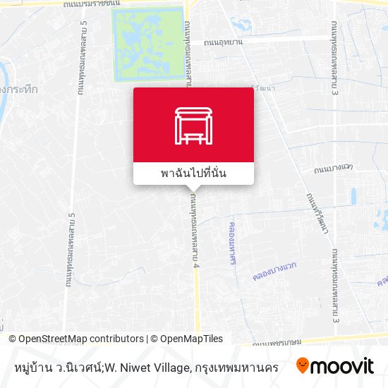 หมู่บ้าน ว.นิเวศน์;W. Niwet Village แผนที่