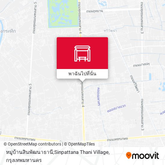 หมู่บ้านสินพัฒนาธานี;Sinpattana Thani Village แผนที่