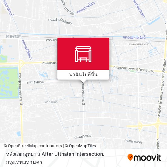 หลังแยกอุทยาน;After Utthatan Intersection แผนที่