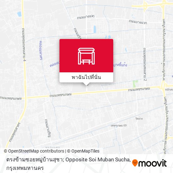 ตรงข้ามซอยหมู่บ้านสุชา; Opposite Soi Muban Sucha แผนที่