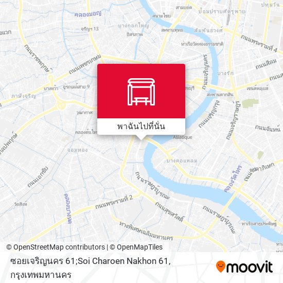 ซอยเจริญนคร 61;Soi Charoen Nakhon 61 แผนที่