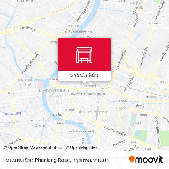 ถนนพะเนียง;Phaniang Road แผนที่