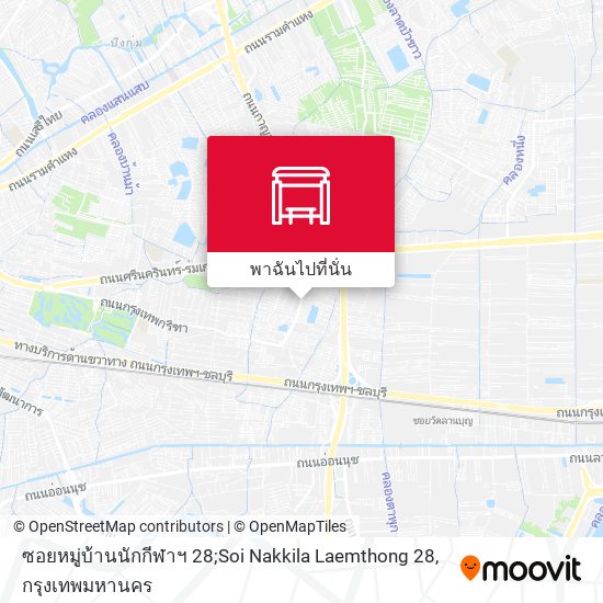 ซอยหมู่บ้านนักกีฬาฯ 28;Soi Nakkila Laemthong 28 แผนที่
