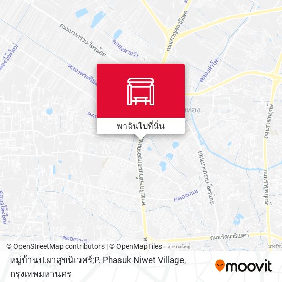 หมู่บ้านป.ผาสุขนิเวศร์;P. Phasuk Niwet Village แผนที่