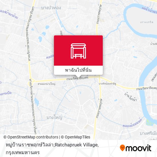 หมู่บ้านราชพฤกษ์วิลล่า;Ratchapruek Village แผนที่