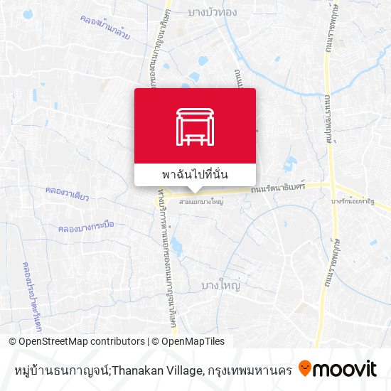 หมู่บ้านธนกาญจน์;Thanakan Village แผนที่