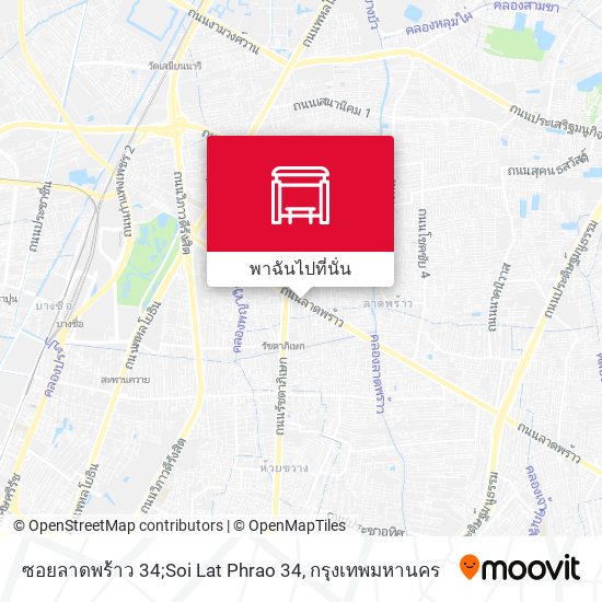ซอยลาดพร้าว 34;Soi Lat Phrao 34 แผนที่