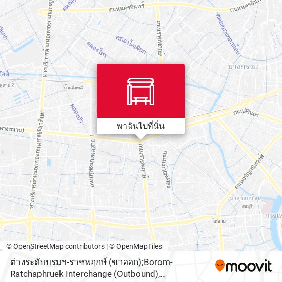 ต่างระดับบรมฯ-ราชพฤกษ์ (ขาออก);Borom-Ratchaphruek Interchange (Outbound) แผนที่