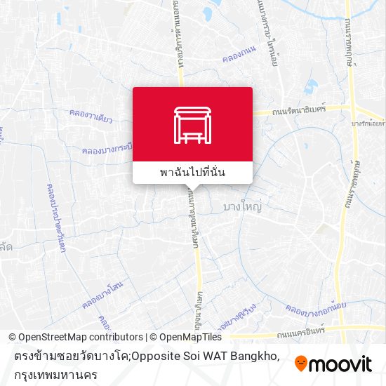 ตรงข้ามซอยวัดบางโค;Opposite Soi WAT Bangkho แผนที่