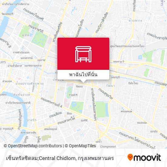 เซ็นทรัลชิดลม;Central Chidlom แผนที่