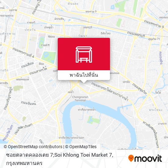 ซอยตลาดคลองเตย 7;Soi Khlong Toei Market 7 แผนที่