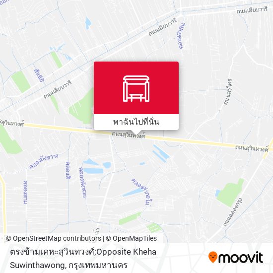 ตรงข้ามเคหะสุวินทวงศ์;Opposite Kheha Suwinthawong แผนที่