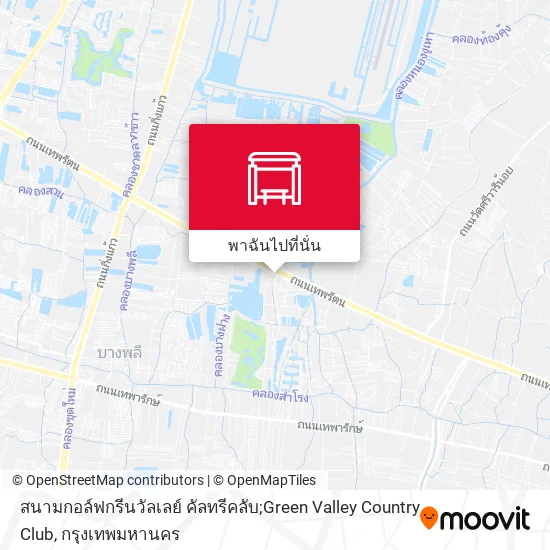 สนามกอล์ฟกรีนวัลเลย์ คัลทรีคลับ;Green Valley Country Club แผนที่