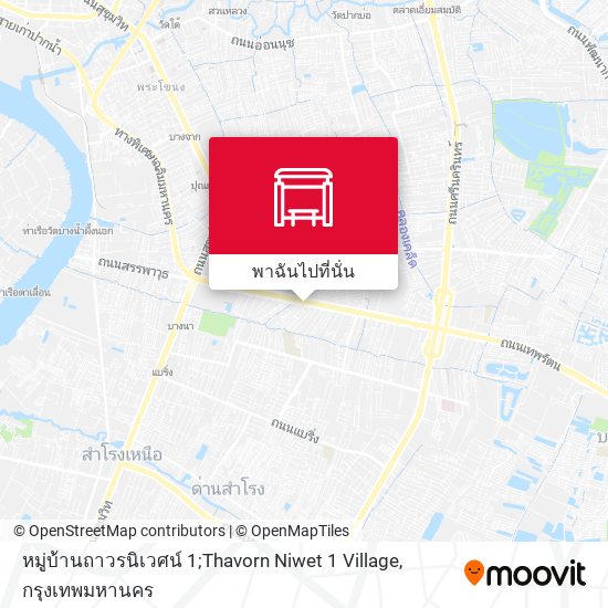 หมู่บ้านถาวรนิเวศน์ 1;Thavorn Niwet 1 Village แผนที่