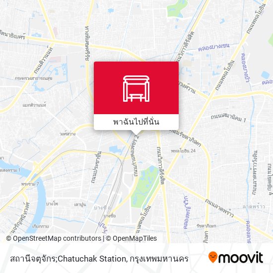 สถานีจตุจักร;Chatuchak Station แผนที่