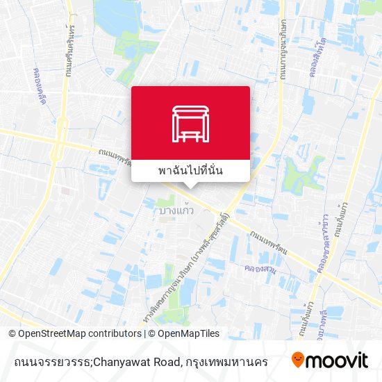 ถนนจรรยวรรธ;Chanyawat Road แผนที่