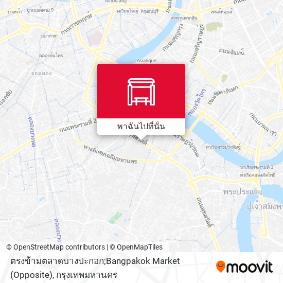 ตรงข้ามตลาดบางปะกอก;Bangpakok Market (Opposite) แผนที่