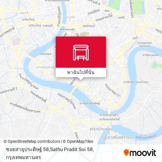 ซอยสาธุประดิษฐ์ 58;Sathu Pradit Soi 58 แผนที่