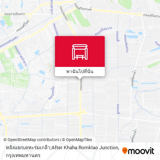 หลังแยกเคหะร่มเกล้า;After Khaha Romklao Junction แผนที่
