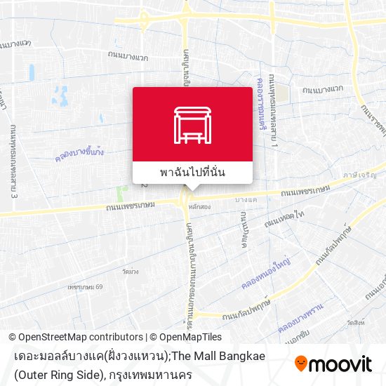 เดอะมอลล์บางแค(ฝั่งวงแหวน);The Mall Bangkae (Outer Ring Side) แผนที่