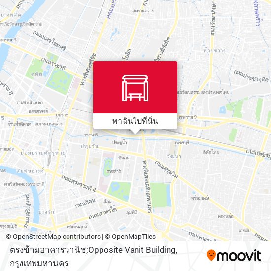 ตรงข้ามอาคารวานิช;Opposite Vanit Building แผนที่