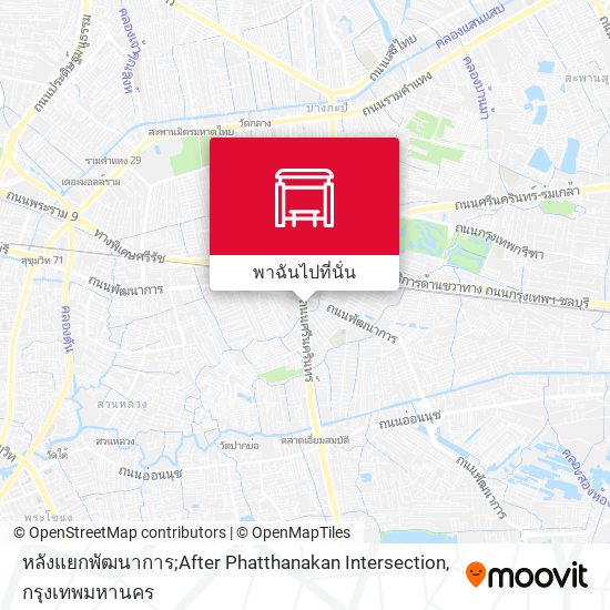 หลังแยกพัฒนาการ;After Phatthanakan Intersection แผนที่