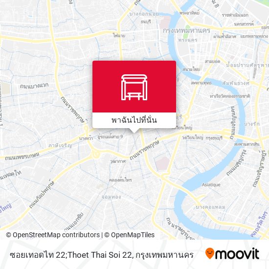 ซอยเทอดไท 22;Thoet Thai Soi 22 แผนที่