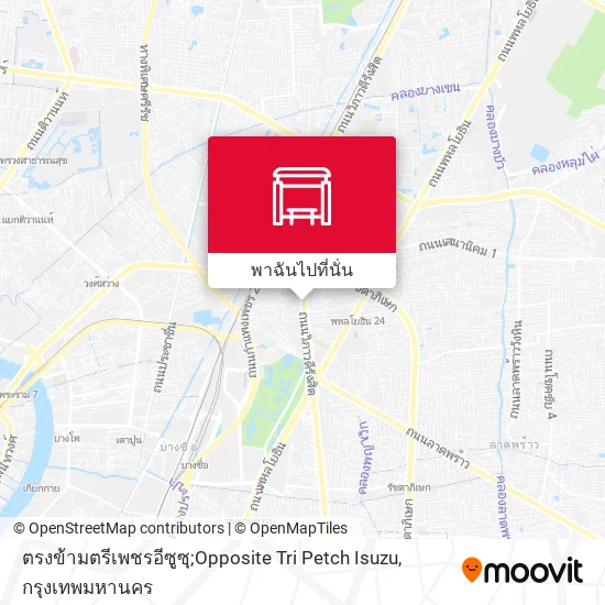 ตรงข้ามตรีเพชรอีซูซุ;Opposite Tri Petch Isuzu แผนที่