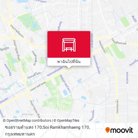 ซอยรามคำแหง 170;Soi Ramkhamhaeng 170 แผนที่