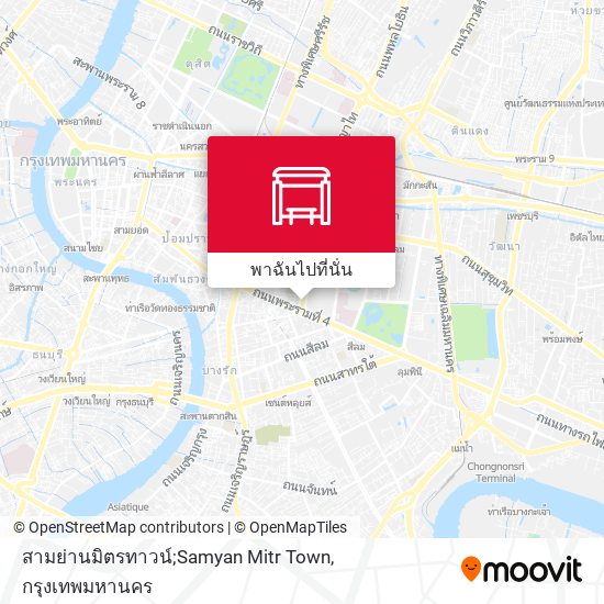 สามย่านมิตรทาวน์;Samyan Mitr Town แผนที่