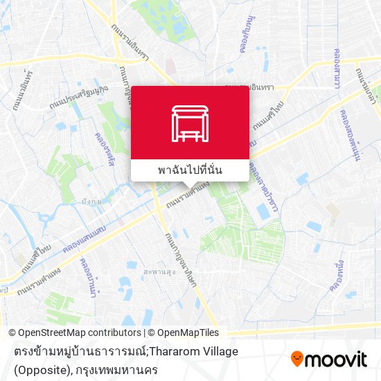 ตรงข้ามหมู่บ้านธารารมณ์;Thararom Village (Opposite) แผนที่