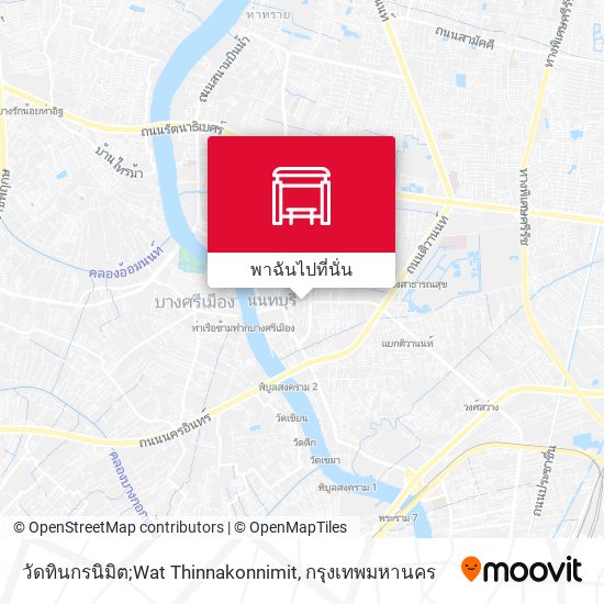 วัดทินกรนิมิต;Wat Thinnakonnimit แผนที่