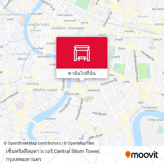 เซ็นทรัลสีลมทาวเวอร์;Central Silom Tower แผนที่