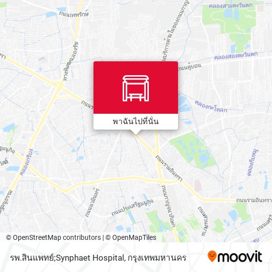 รพ.สินแพทย์;Synphaet Hospital แผนที่