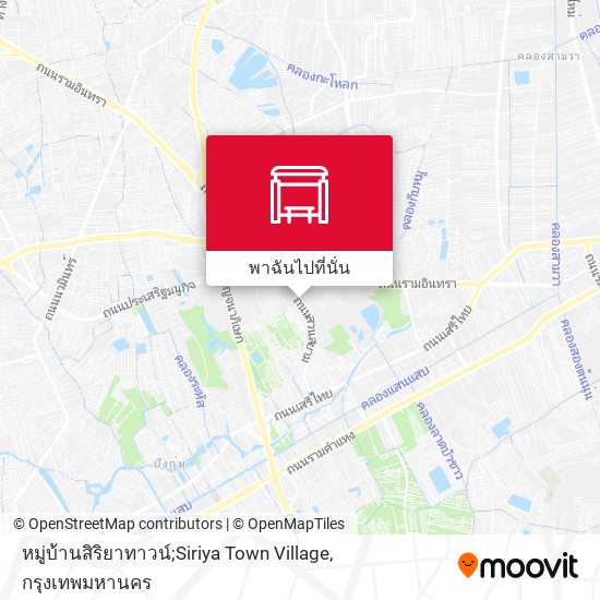 หมู่บ้านสิริยาทาวน์;Siriya Town Village แผนที่
