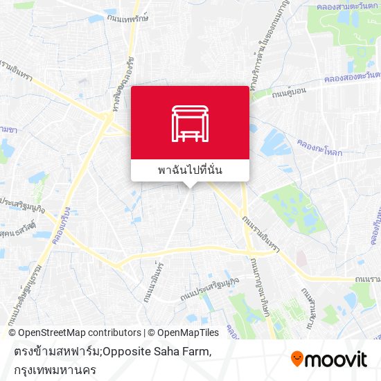 ตรงข้ามสหฟาร์ม;Opposite Saha Farm แผนที่