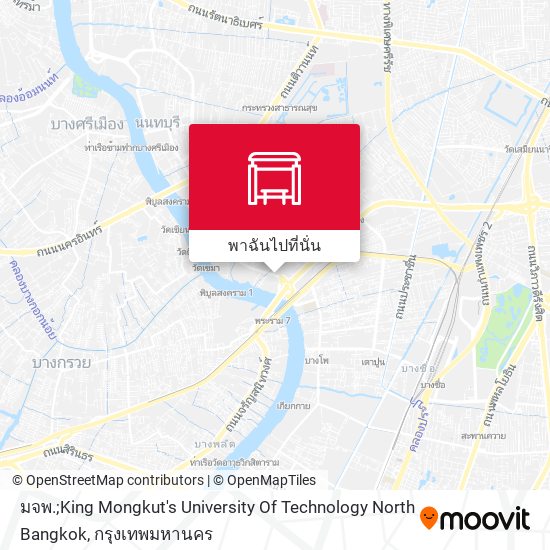 มจพ.;King Mongkut's University Of Technology North Bangkok แผนที่