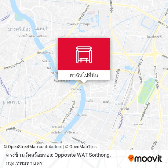 ตรงข้ามวัดสร้อยทอง; Opposite WAT Soithong แผนที่