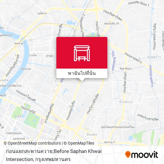 ก่อนแยกสะพานควาย;Before Saphan Khwai Intersection แผนที่