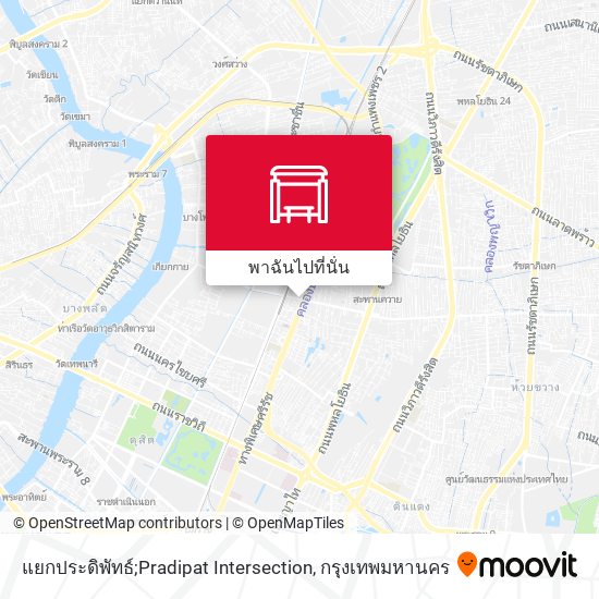 แยกประดิพัทธ์;Pradipat Intersection แผนที่