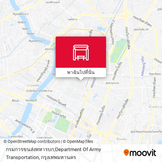 กรมการขนส่งทหารบก;Department Of Army Transportation แผนที่