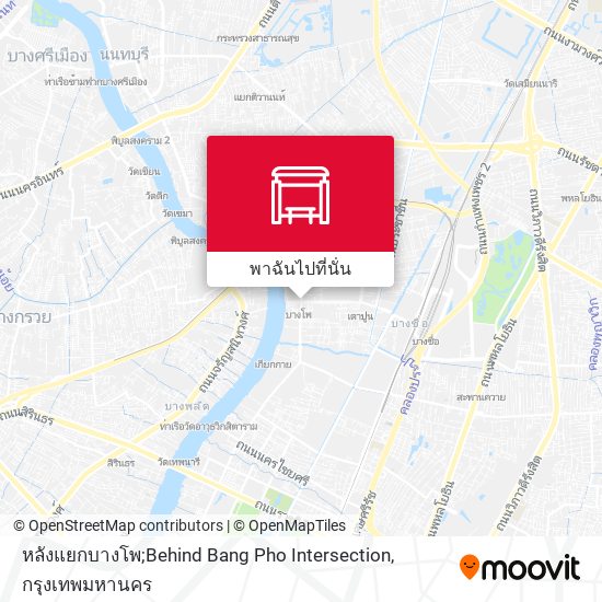 หลังแยกบางโพ;Behind Bang Pho Intersection แผนที่