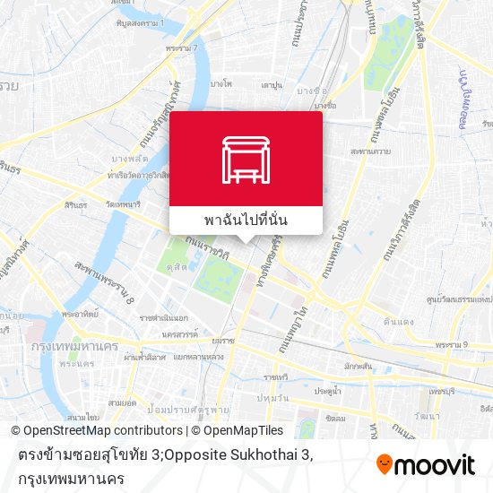 ตรงข้ามซอยสุโขทัย 3;Opposite Sukhothai 3 แผนที่