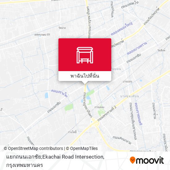 แยกถนนเอกชัย;Ekachai Road Intersection แผนที่