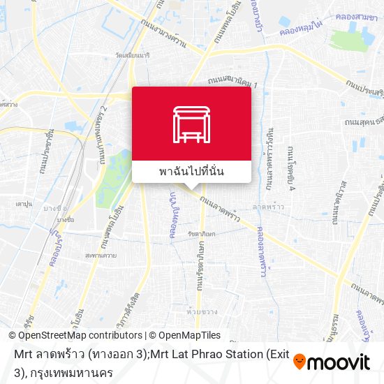 Mrt ลาดพร้าว (ทางออก 3);Mrt Lat Phrao Station (Exit 3) แผนที่