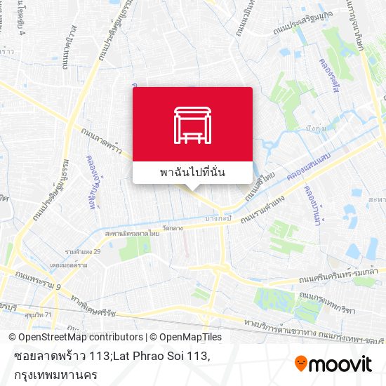 ซอยลาดพร้าว 113;Lat Phrao Soi 113 แผนที่